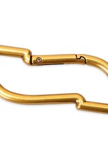 PASSPORT Tilde Carabiner - Antique Gold