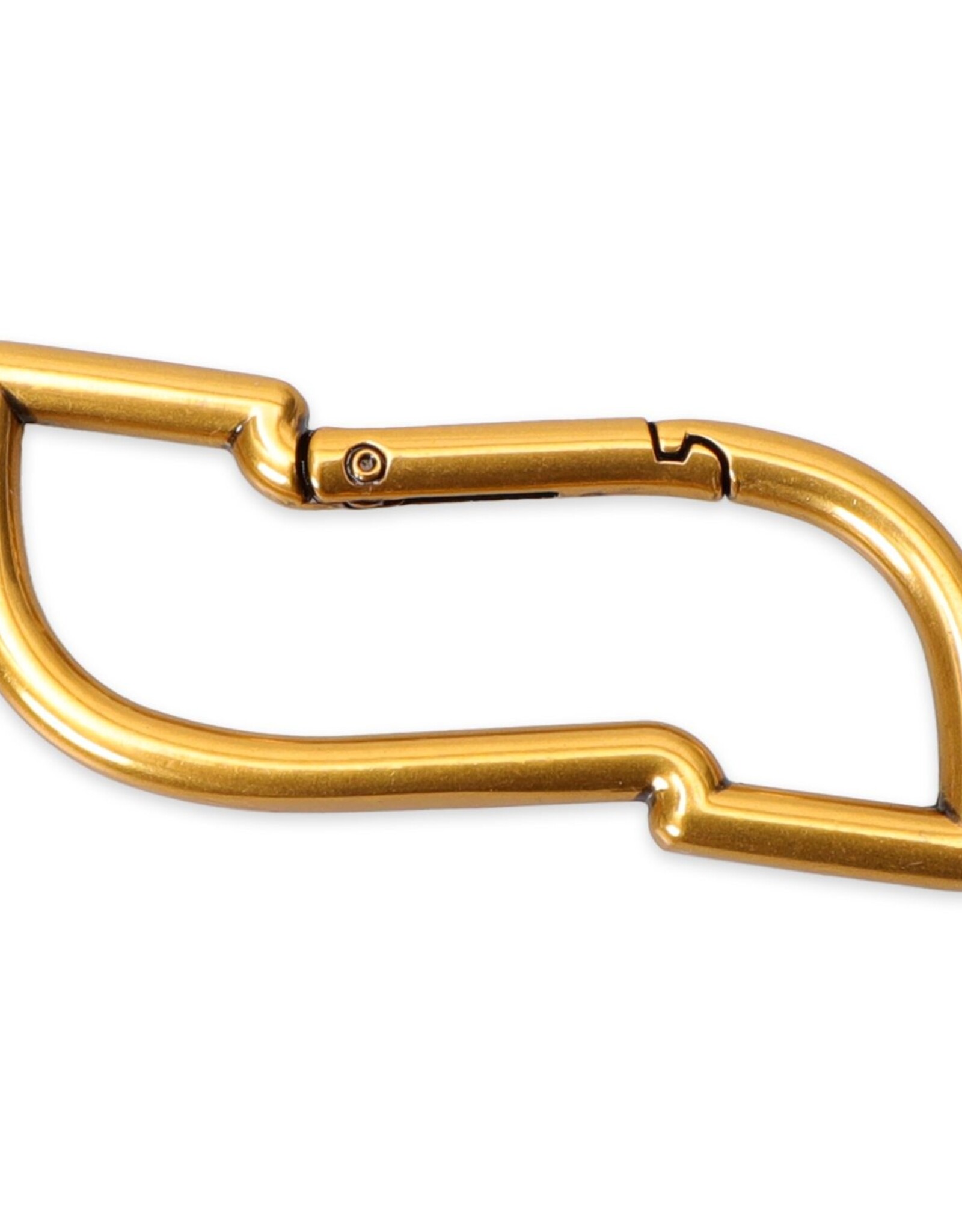 PASSPORT Tilde Carabiner - Antique Gold