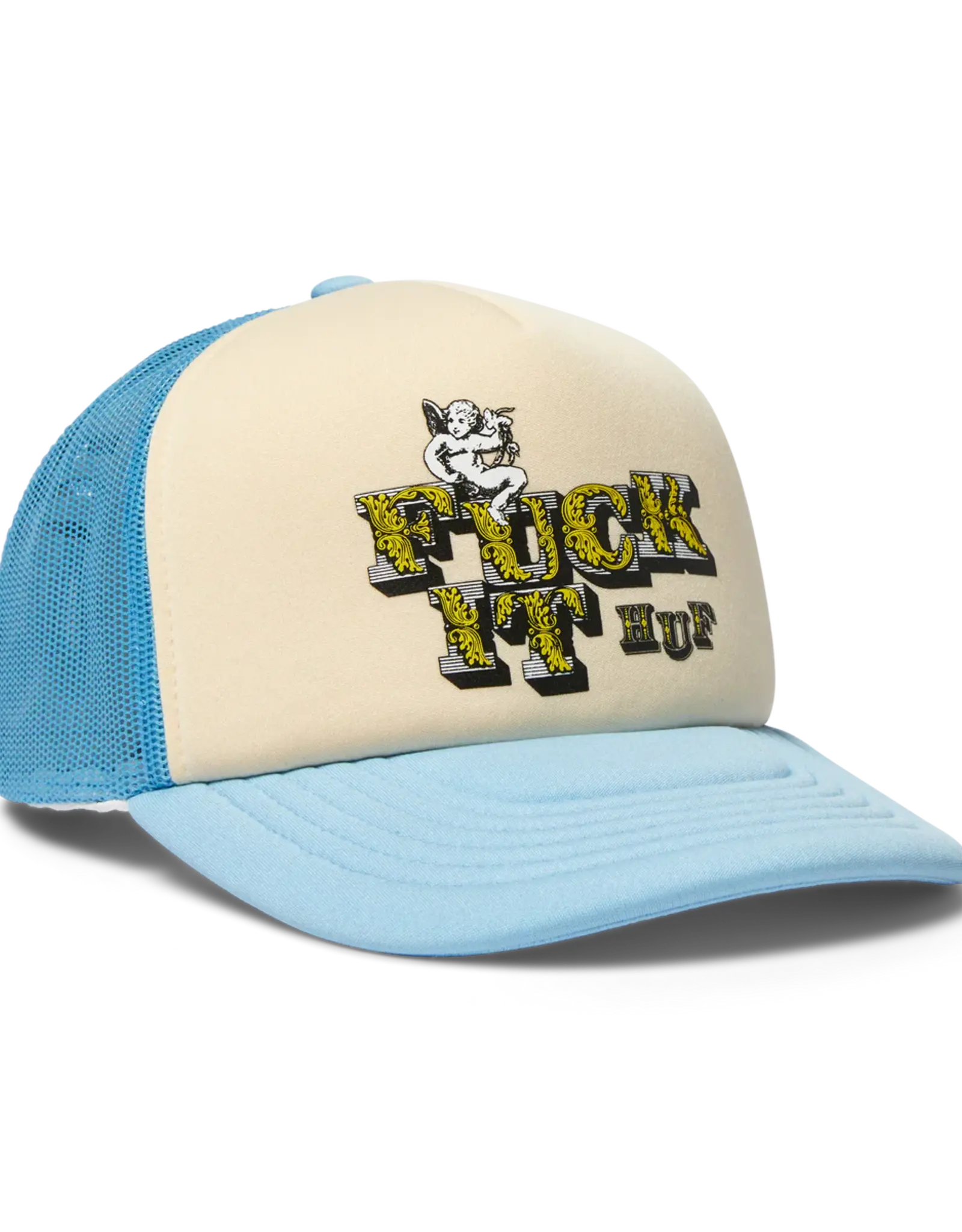 Divine Trucker Hat - Light Blue