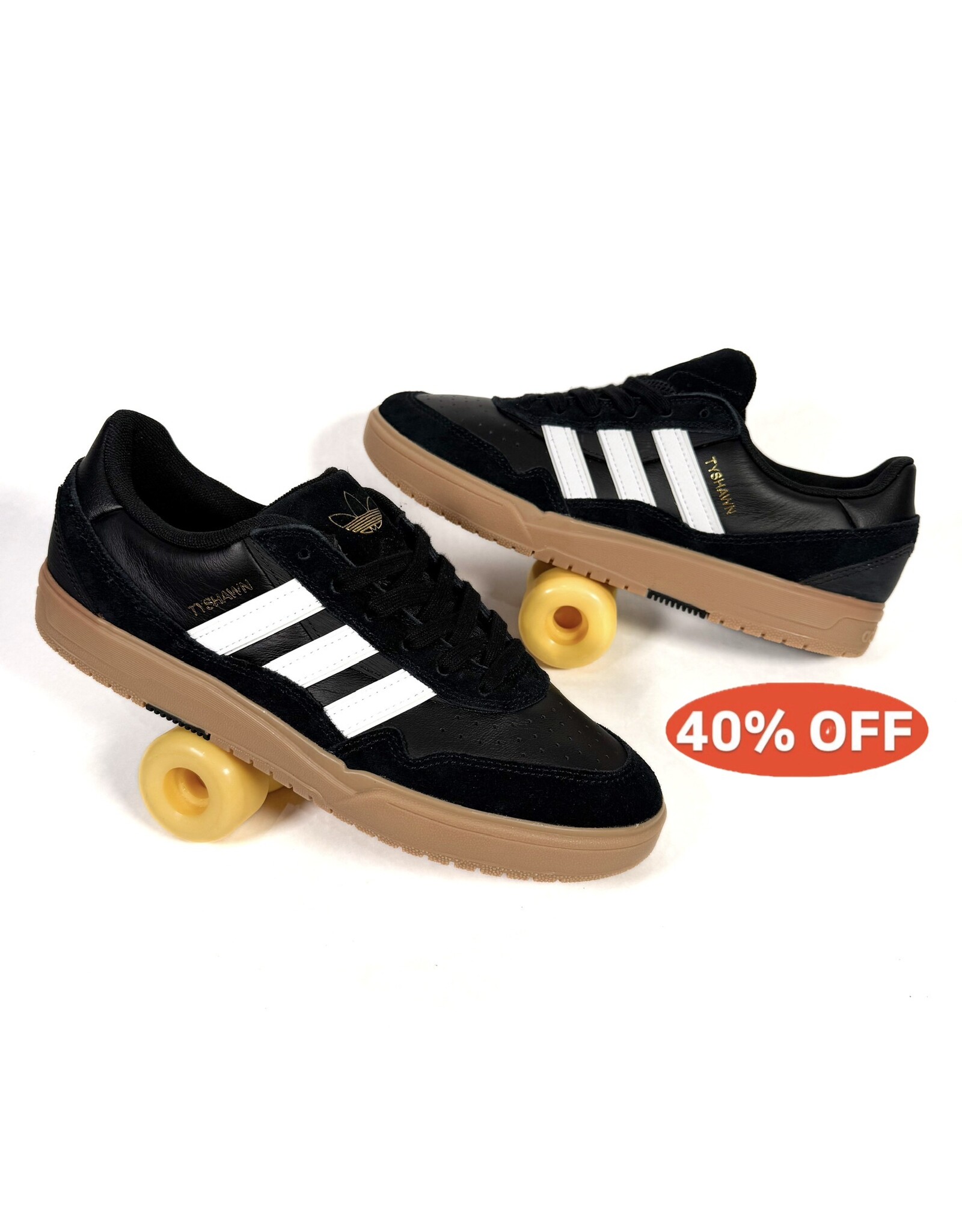 ADIDAS Tyshawn II - Core Black / Cloud White / Gum