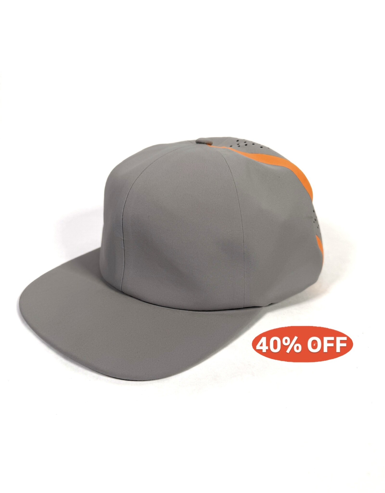 HERSCHEL Dri Fit Albert Stride Hat - Grey / Orange