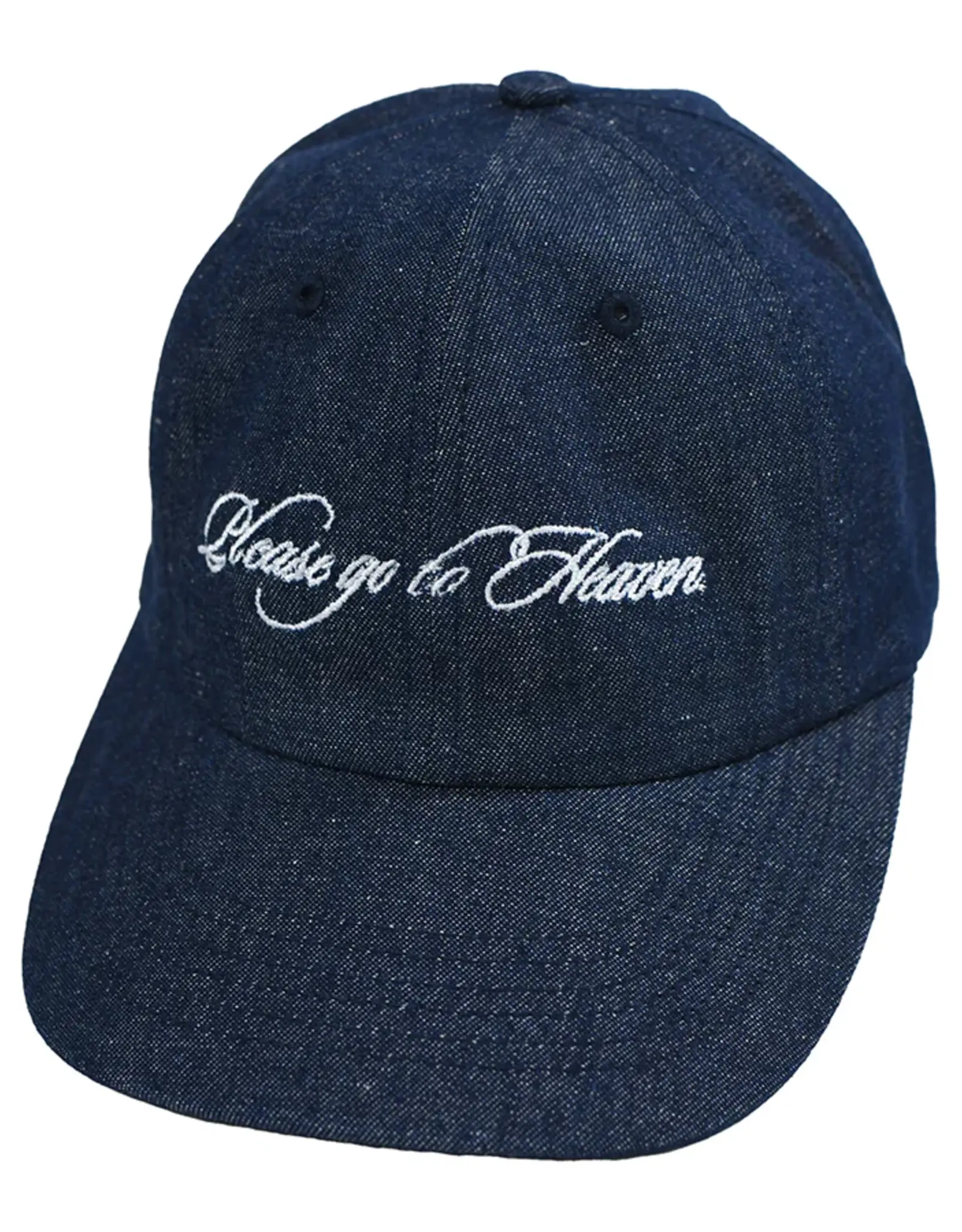 QUASI SKATEBOARDS Please Go To Heaven Denim Snapback Hat - Indigo