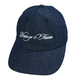 QUASI SKATEBOARDS Please Go To Heaven Denim Snapback Hat - Indigo