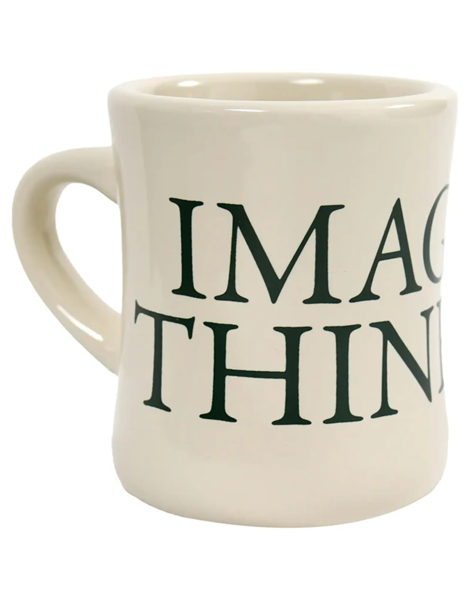QUASI SKATEBOARDS Imagine Thinking Mug - Natural / Green