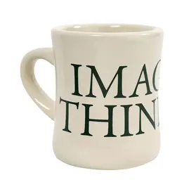 QUASI SKATEBOARDS Imagine Thinking Mug - Natural / Green