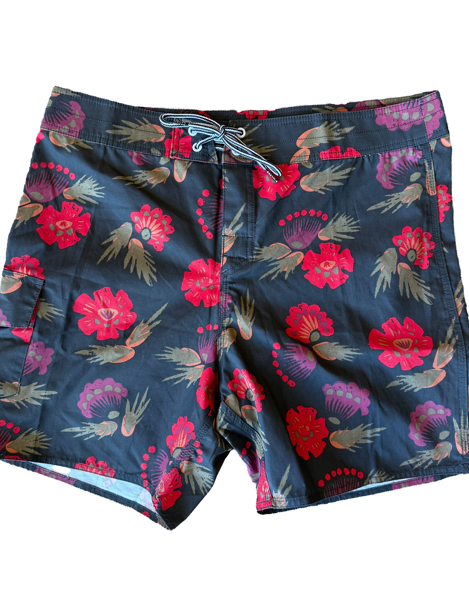 BRIXTON BRIXTON BARGE TRUNK - BLACK/RED