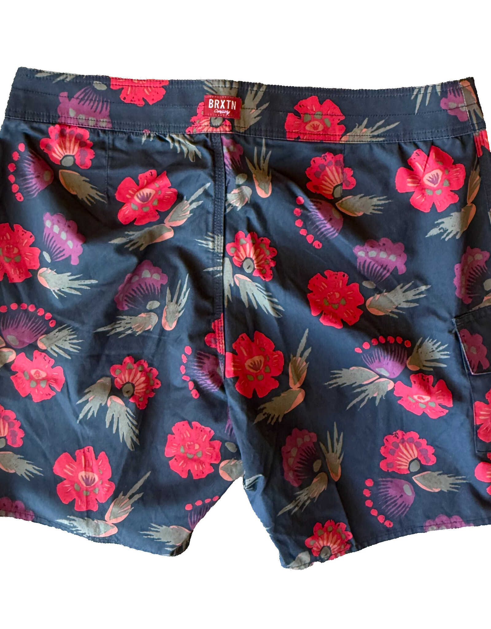 BRIXTON BRIXTON BARGE TRUNK - BLACK/RED