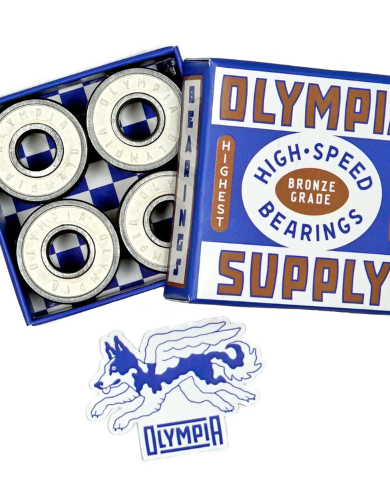 OLYMPIA SUPPLY Bronze Grade High Speed Bearings