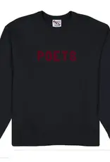 POETS OG Poets Flocked Crew - Black / Burgundy