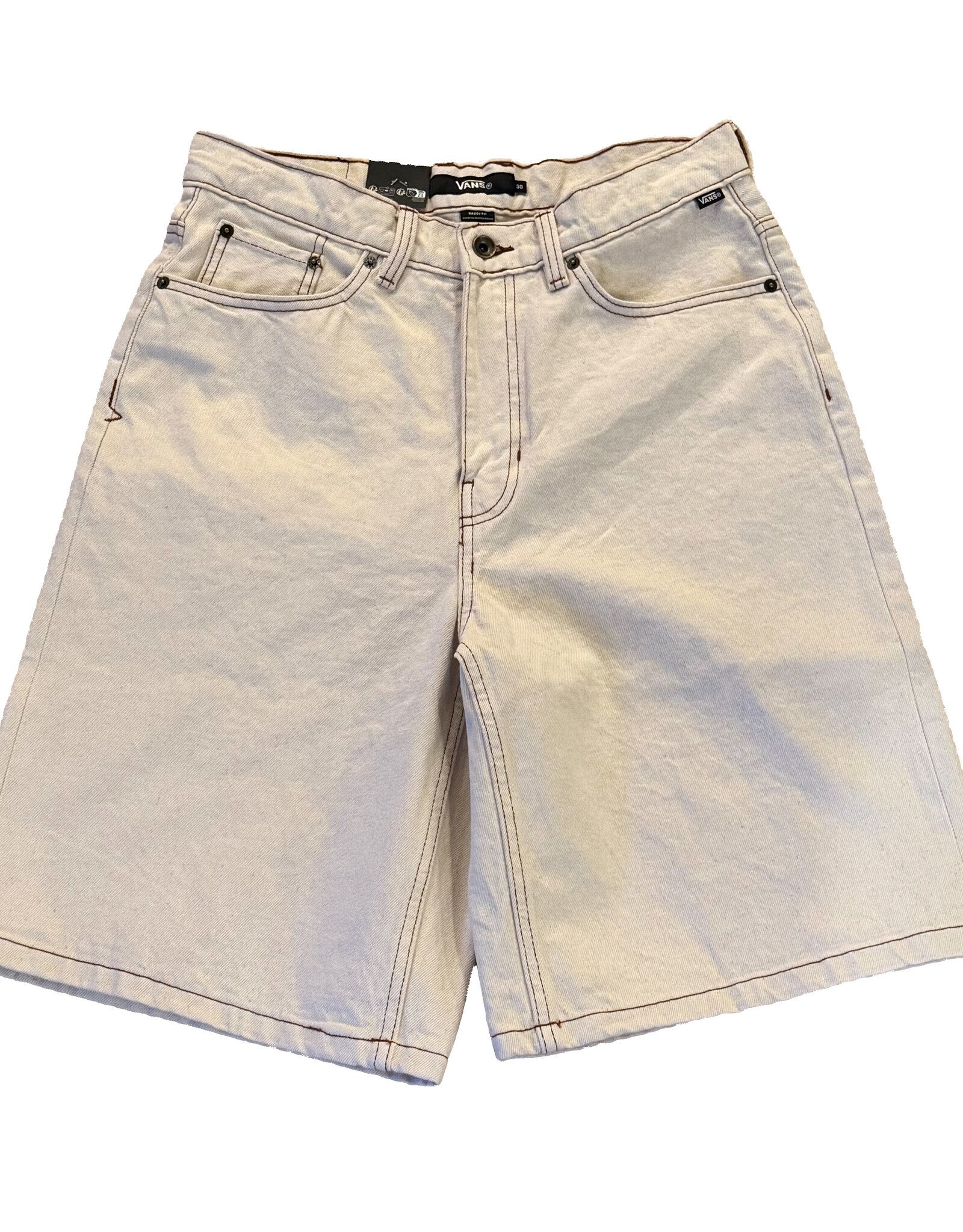 VANS Check-5 Baggy Denim Short - Natural Seed