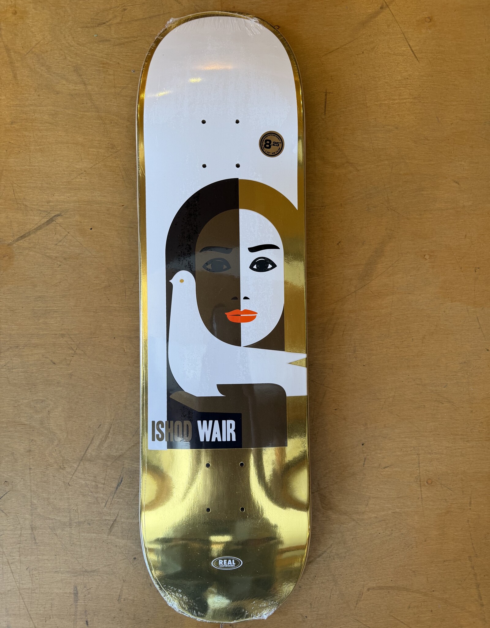 REAL SKATEBOARDS Ishod Wair Peace LTD Pro Deck - 8.25