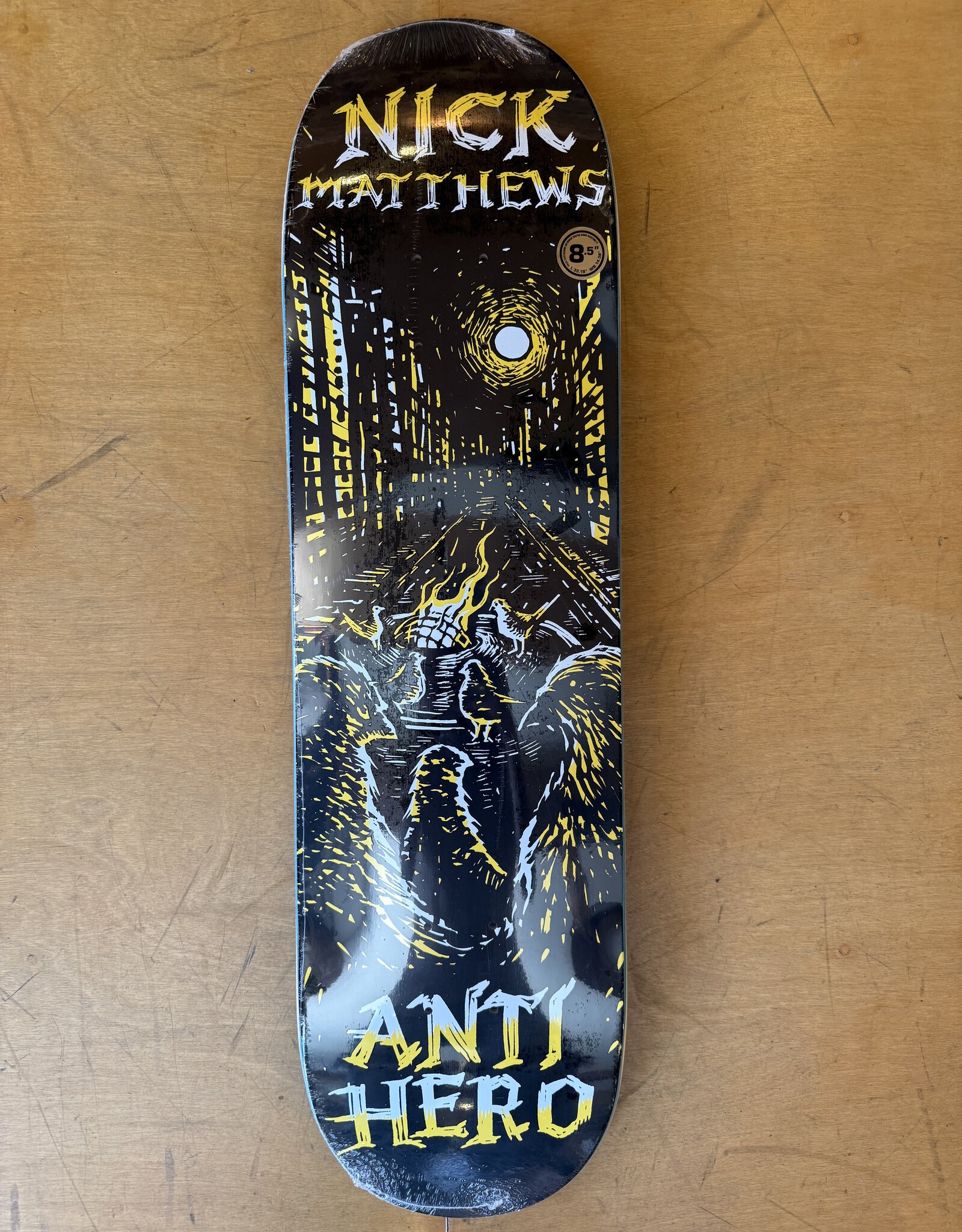 ANTI HERO Nick Matthews Fireside Pro Model Deck - 8.5