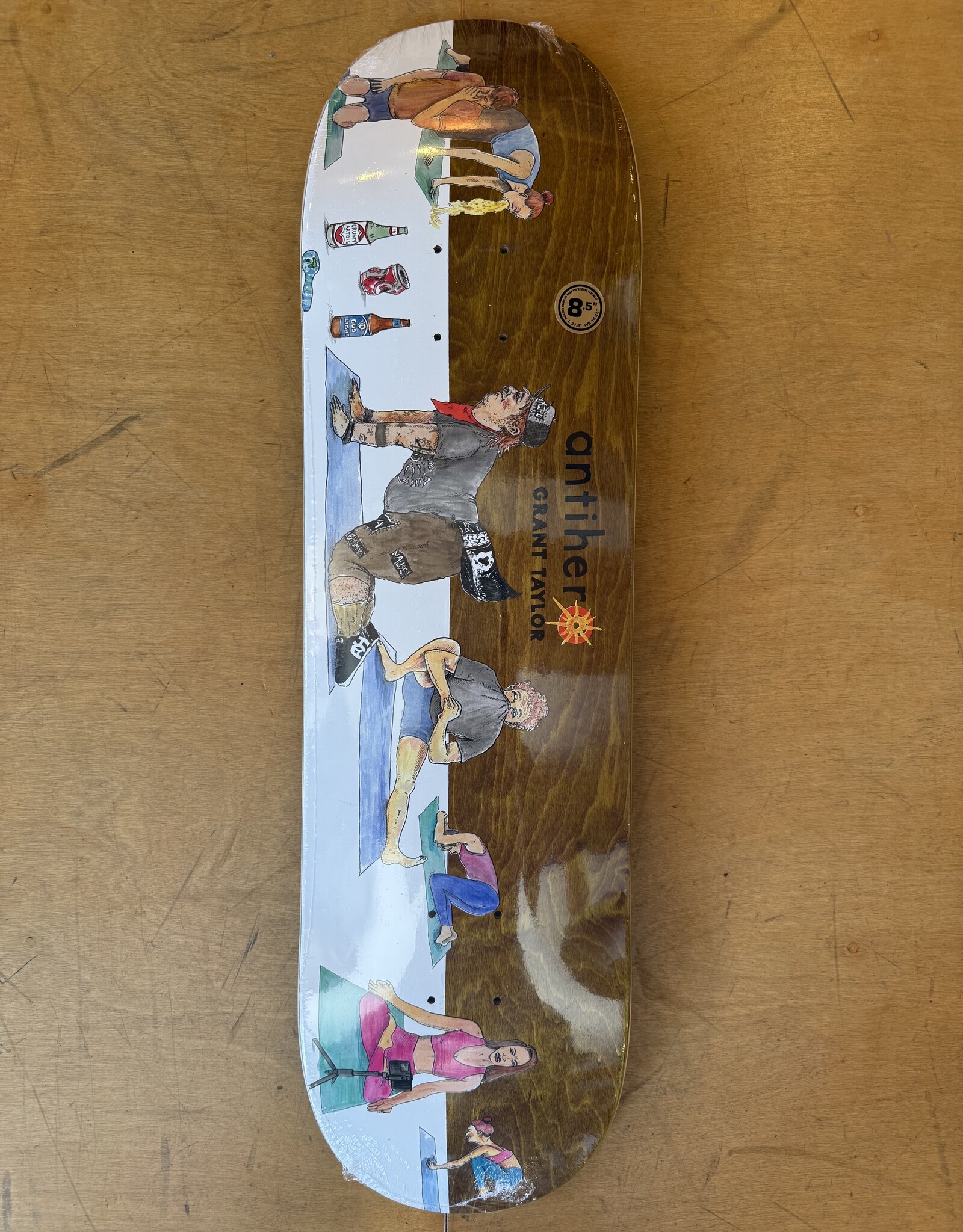 ANTI HERO Grant Taylor I Farted In Yoga Class Pro Deck - 8.5