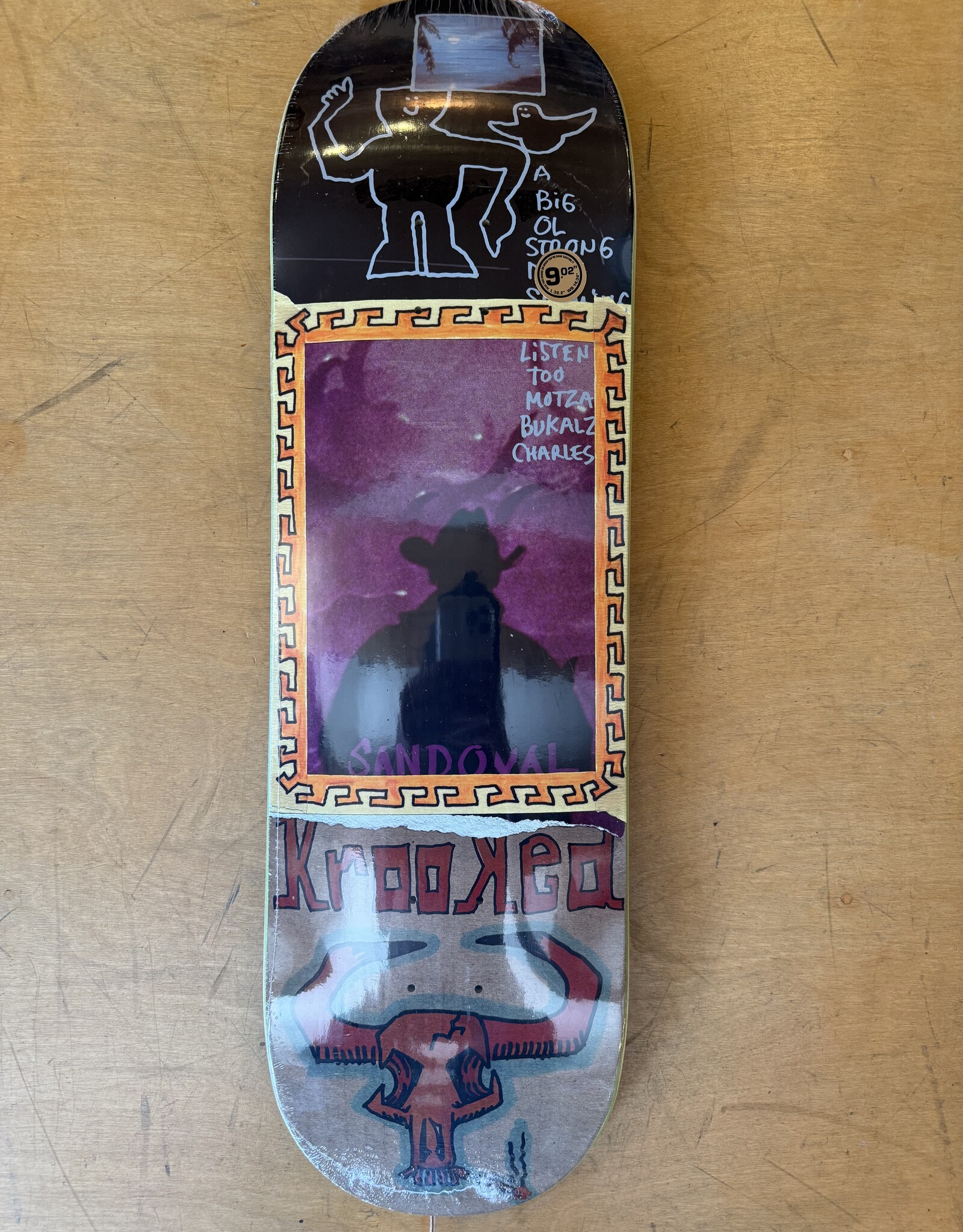 KROOKED Ronnie Sandoval Gun Slinger Pro Deck - 9.02