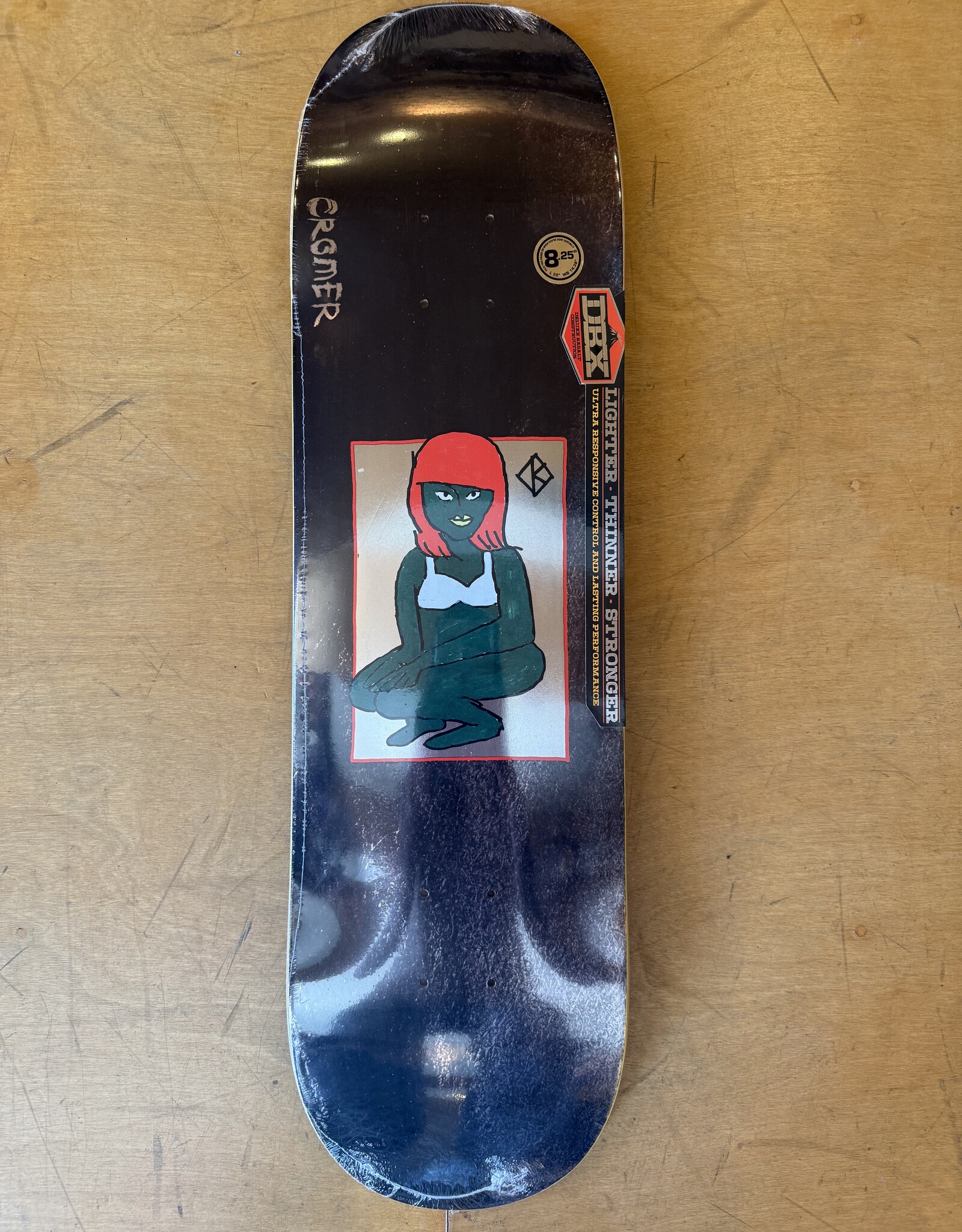 KROOKED Brad Cromer The Green Lady DBX Pro Deck - 8.25