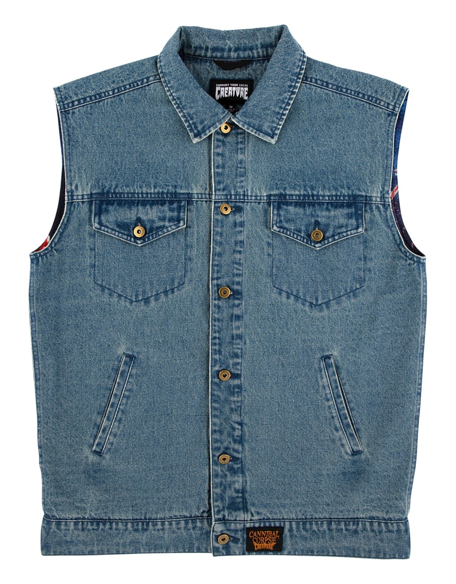 CREATURE Cannibal Corpse Vest - Denim