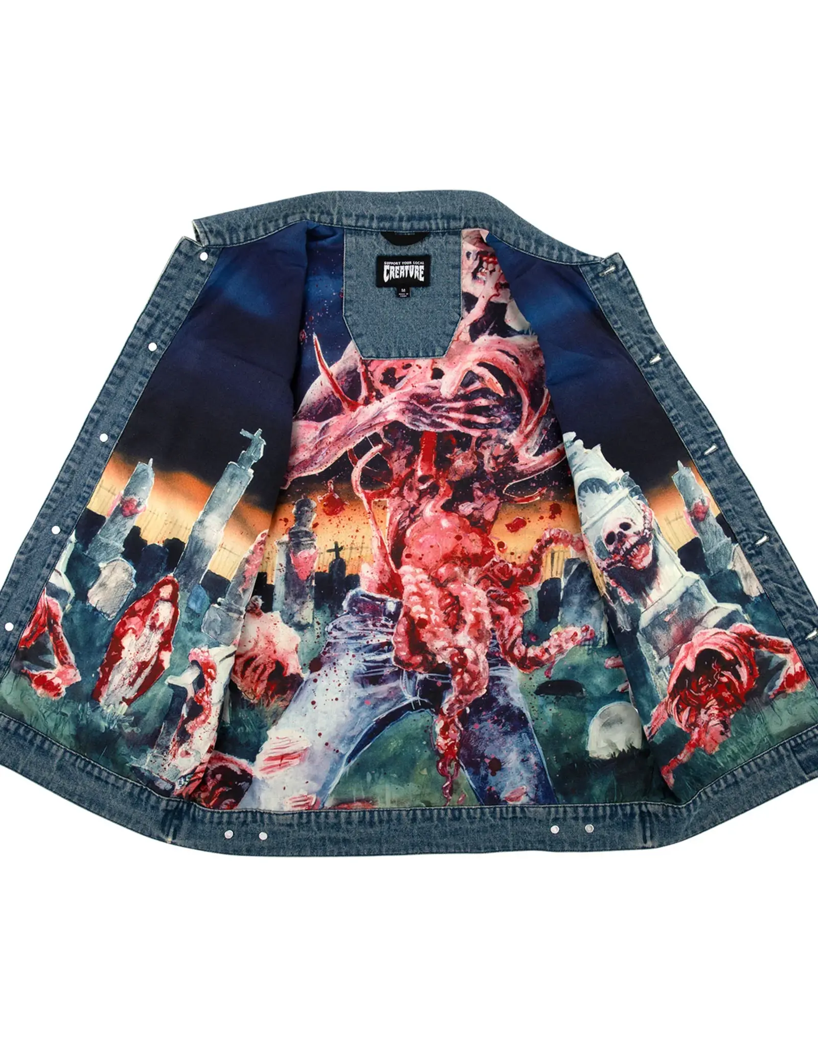 CREATURE Cannibal Corpse Vest - Denim