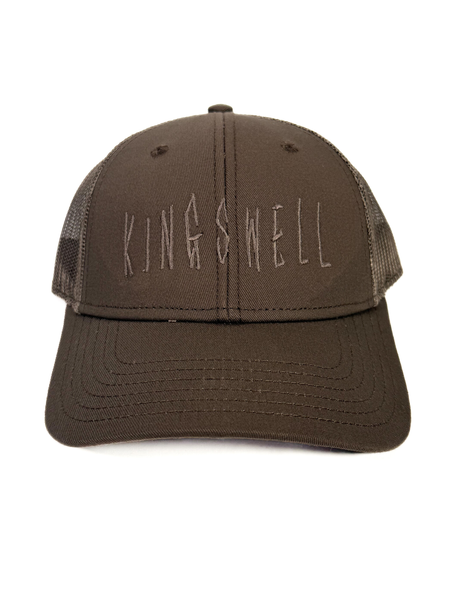 KINGSWELL Fos Script Trucker Hat - Tonal Brown