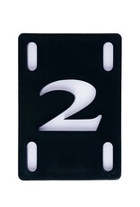 2riserpads 2 Riser Pads 1/4" - Black