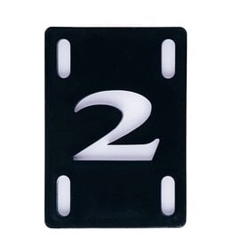 2riserpads 2 Riser Pads 1/4" - Black