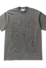 BUTTER GOODS Daniel Johnston Satan Tee - Black Acid Wash