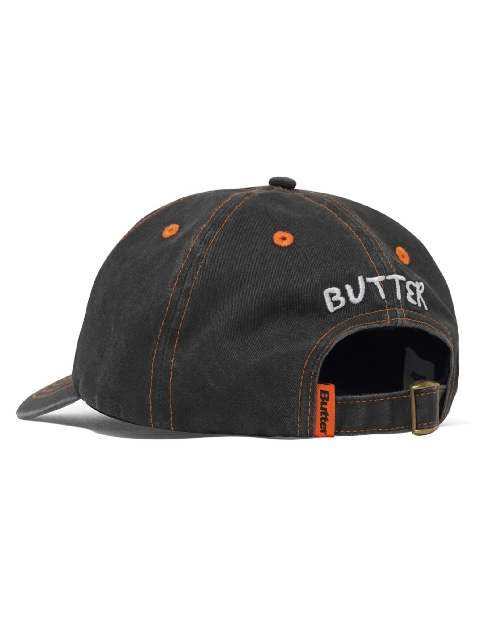 BUTTER GOODS Daniel Johnston Enemy 5 Panel Cap - Black / Slate