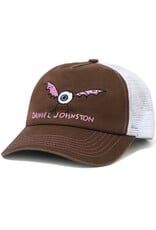 BUTTER GOODS Daniel Johnston Eye Trucker Cap - Brown