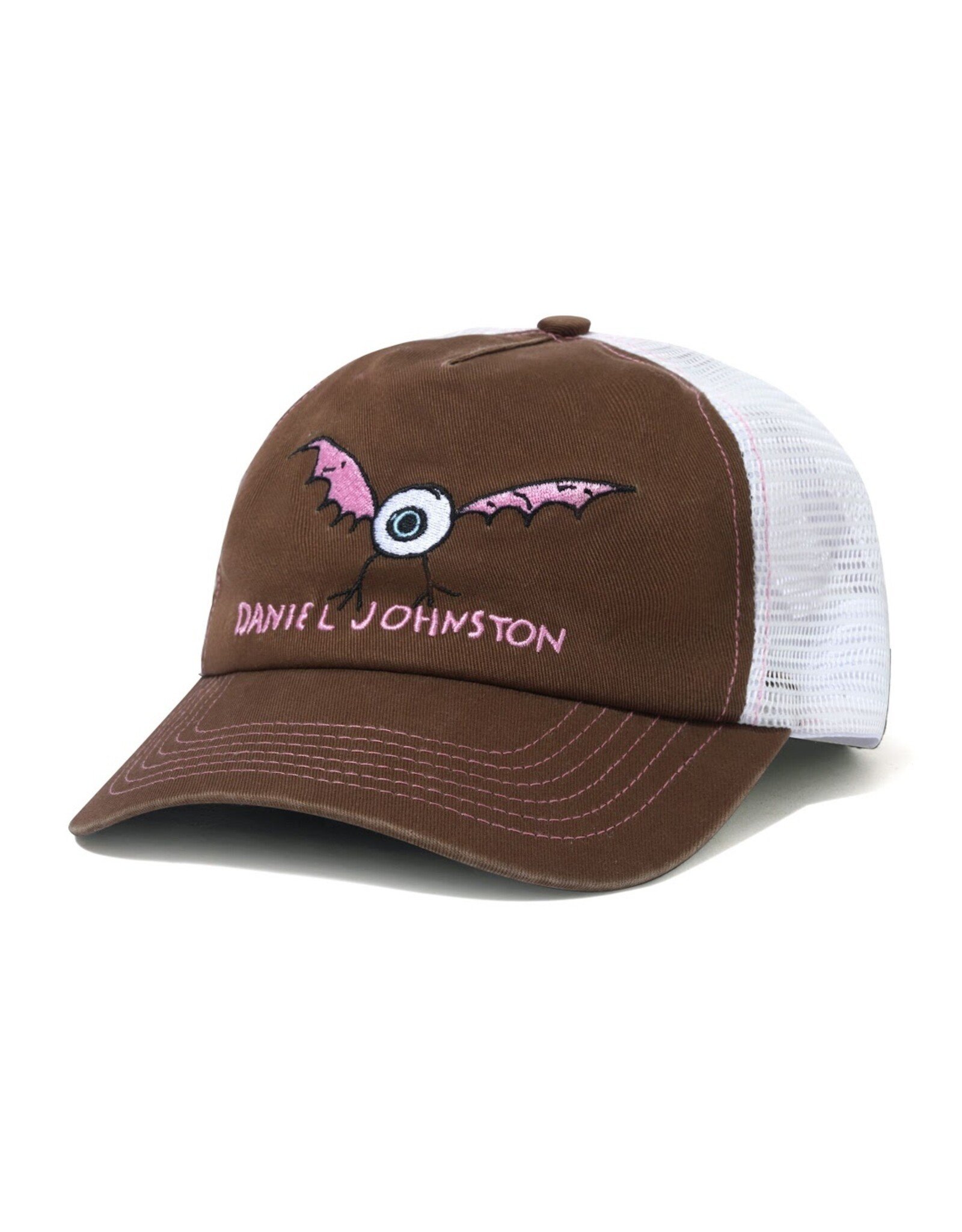 BUTTER GOODS Daniel Johnston Eye Trucker Cap - Brown