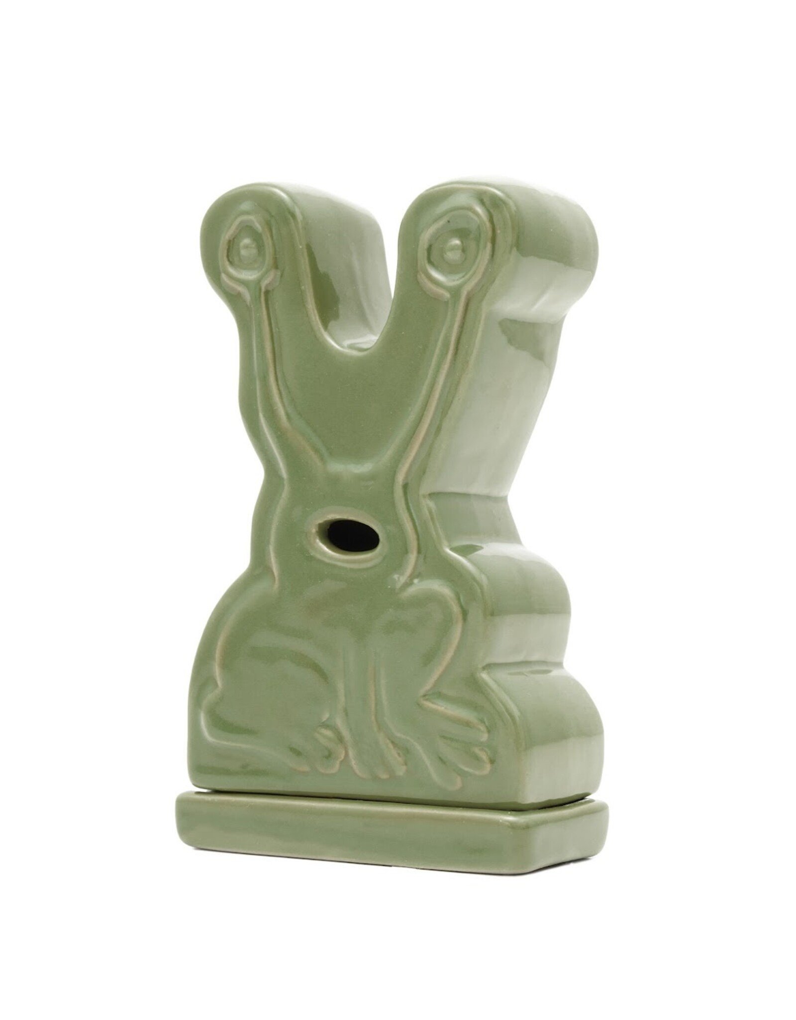 BUTTER GOODS Daniel Johnston Frog Ceramic Incense Holder - Light Green