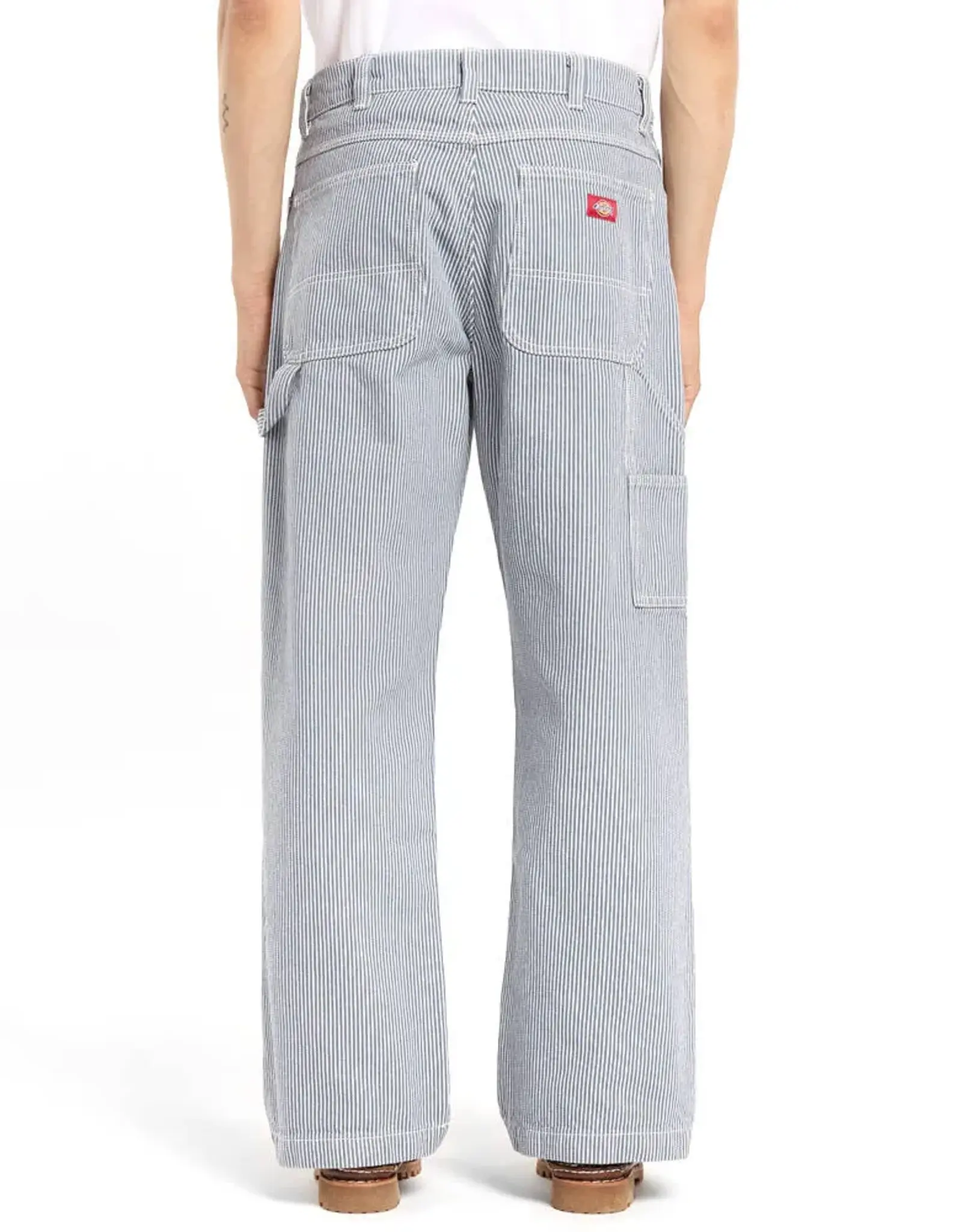 DICKIES Hickory Loose Straight Carpenter Pant - Retro Indigo Stripe