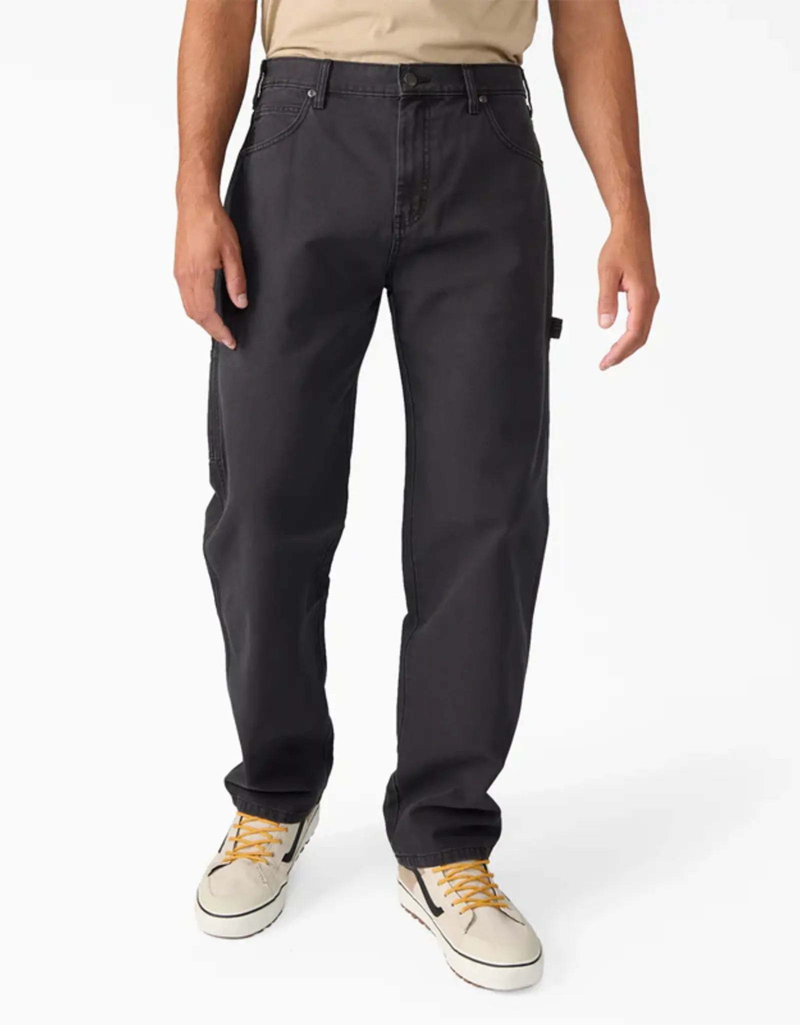DICKIES Worn In Carpenter Duck Pant - Black