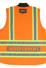 INDEPENDENT BTG Reversible Work Vest - Black / Orange