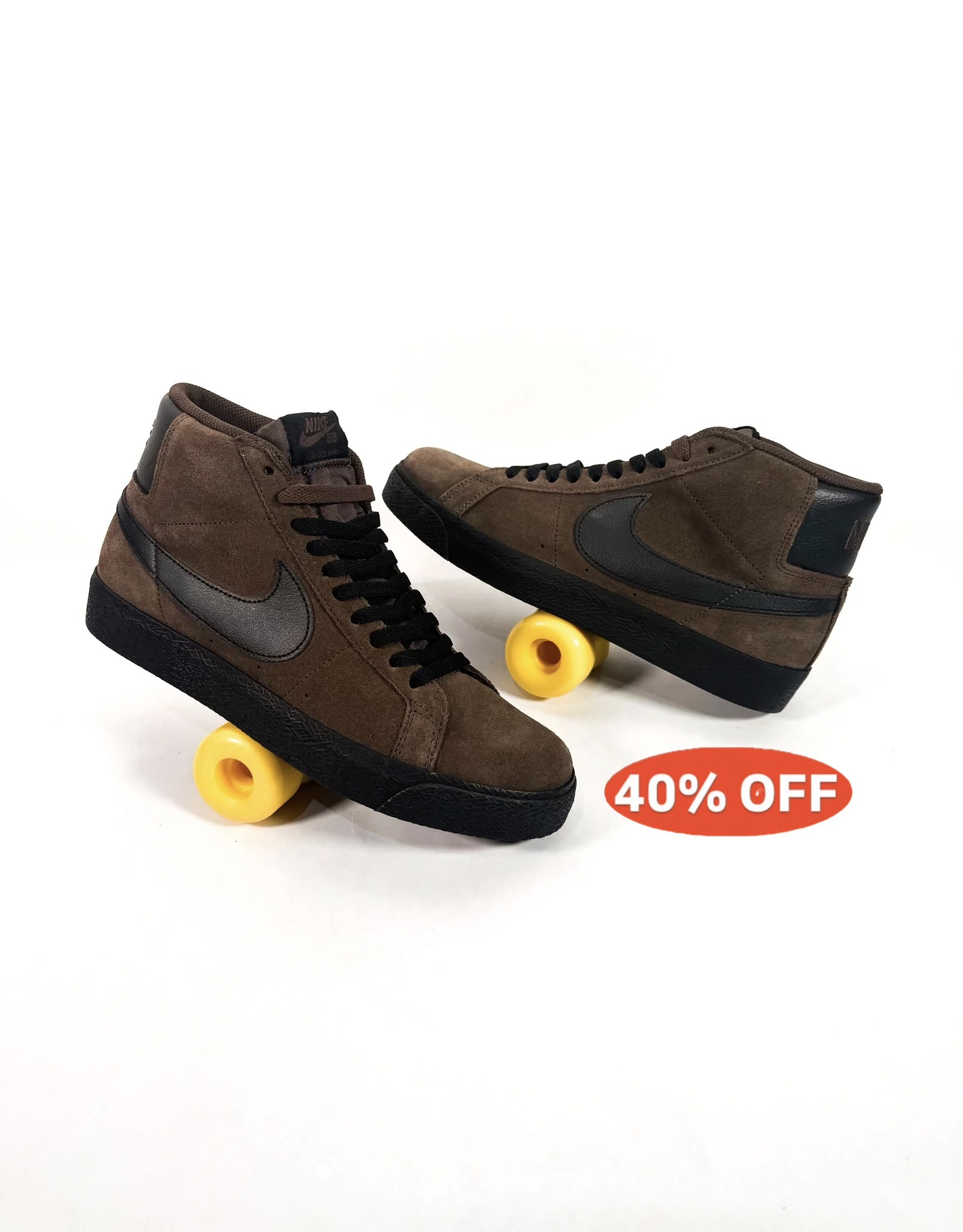 NIKE SB ZOOM BLAZER MID - BAROQUE BROWN/ BLACK - KINGSWELL - Los Feliz