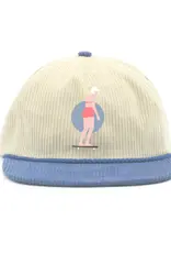 LESS THAN LOCAL Less Than Local Chick 2 Tone Cord Hat - White / Blue