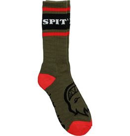 SPITFIRE SPITFIRE CLASSSIC 87 BIGHEAD SOCK - OLIVE/BLACK