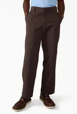 DICKIES Worn in Double Knee Work Pant - Dark Brown