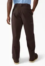 DICKIES Worn in Double Knee Work Pant - Dark Brown