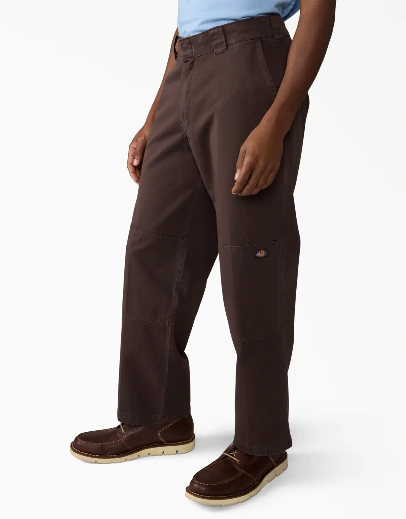 DICKIES Worn in Double Knee Work Pant - Dark Brown
