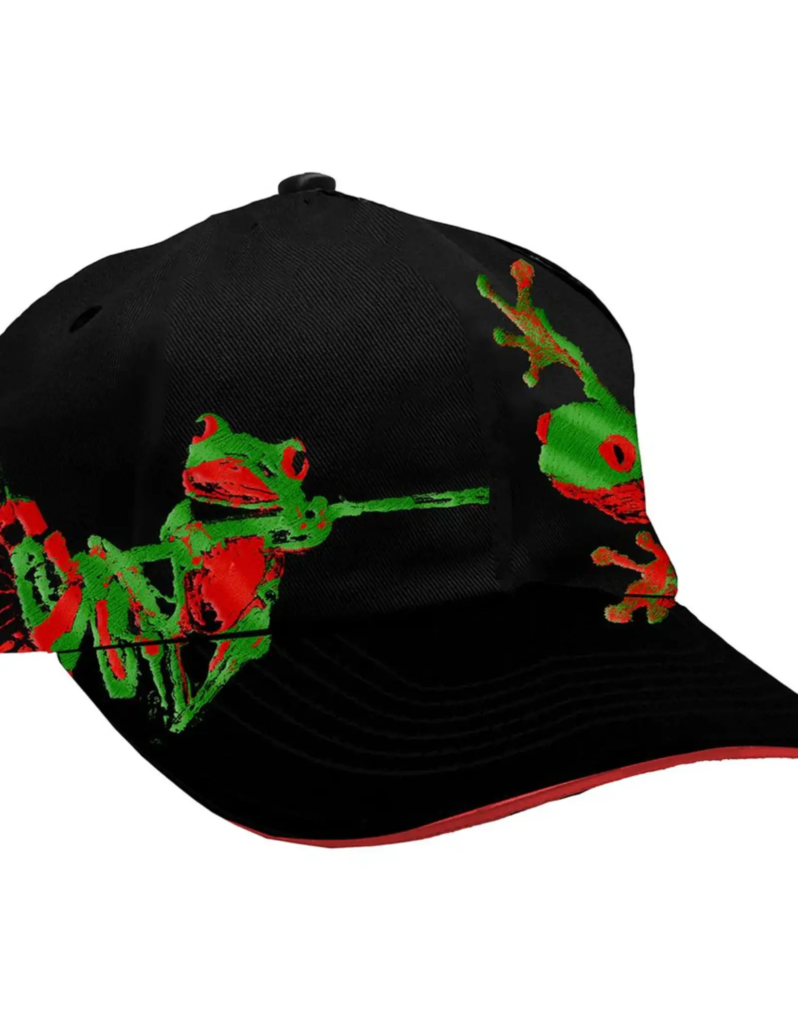 Croaking Snapback Hat - Black
