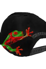 Croaking Snapback Hat - Black