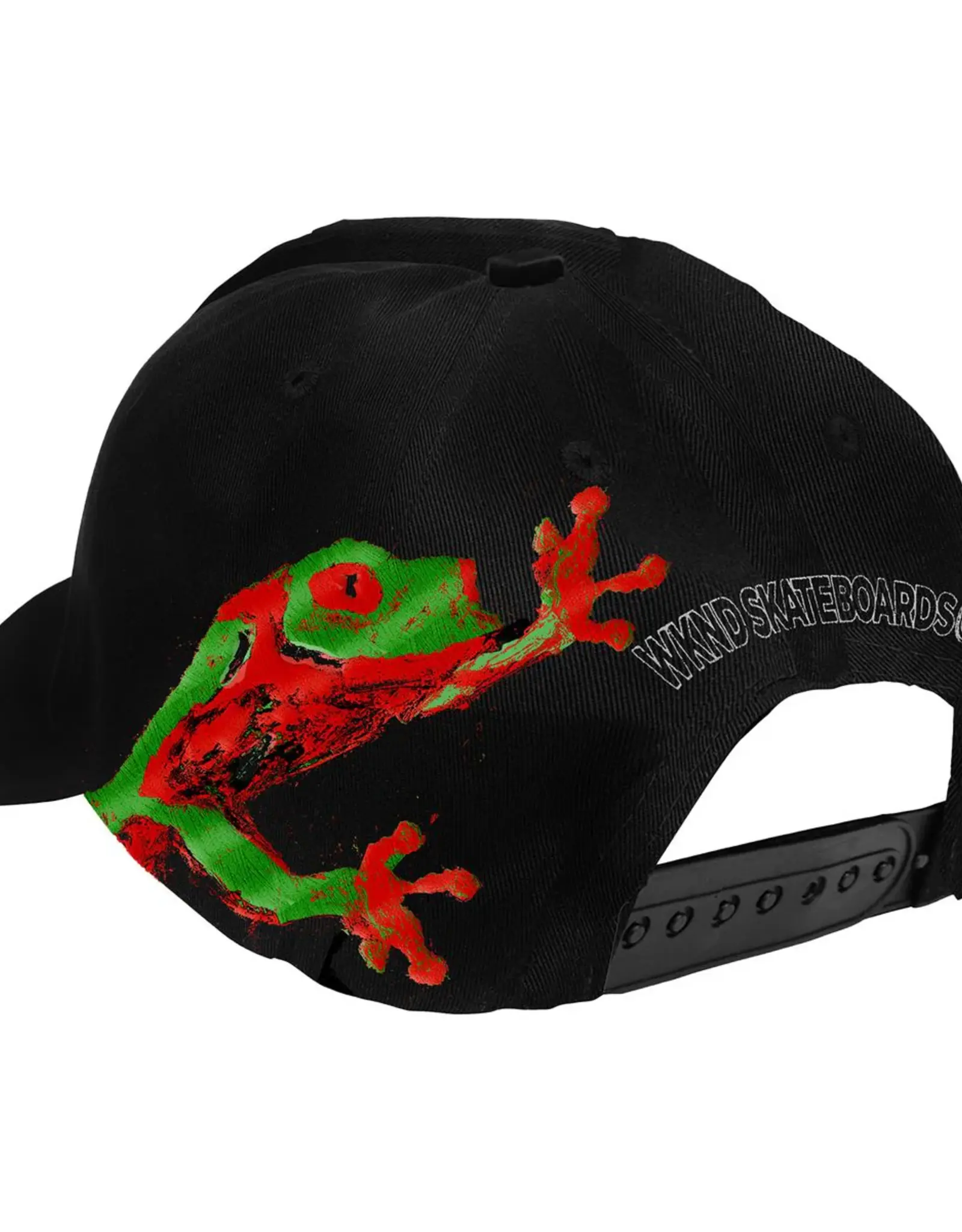 Croaking Snapback Hat - Black