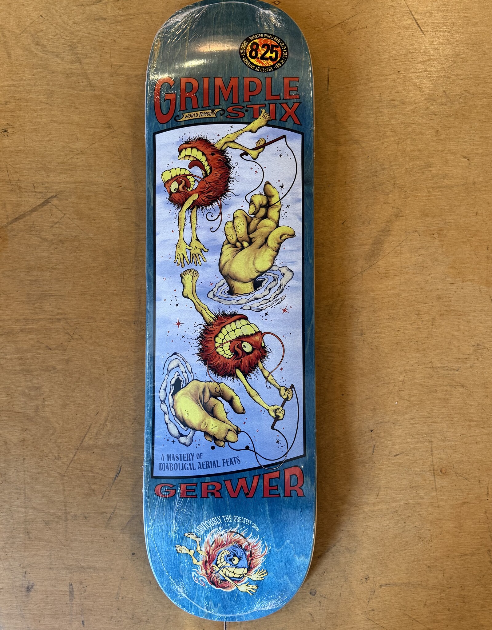 ANTI HERO Grimple Stix Frank Gerwer Obviously Deck - 8.25