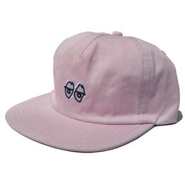 KROOKED Eyes Snapback Hat - Pink