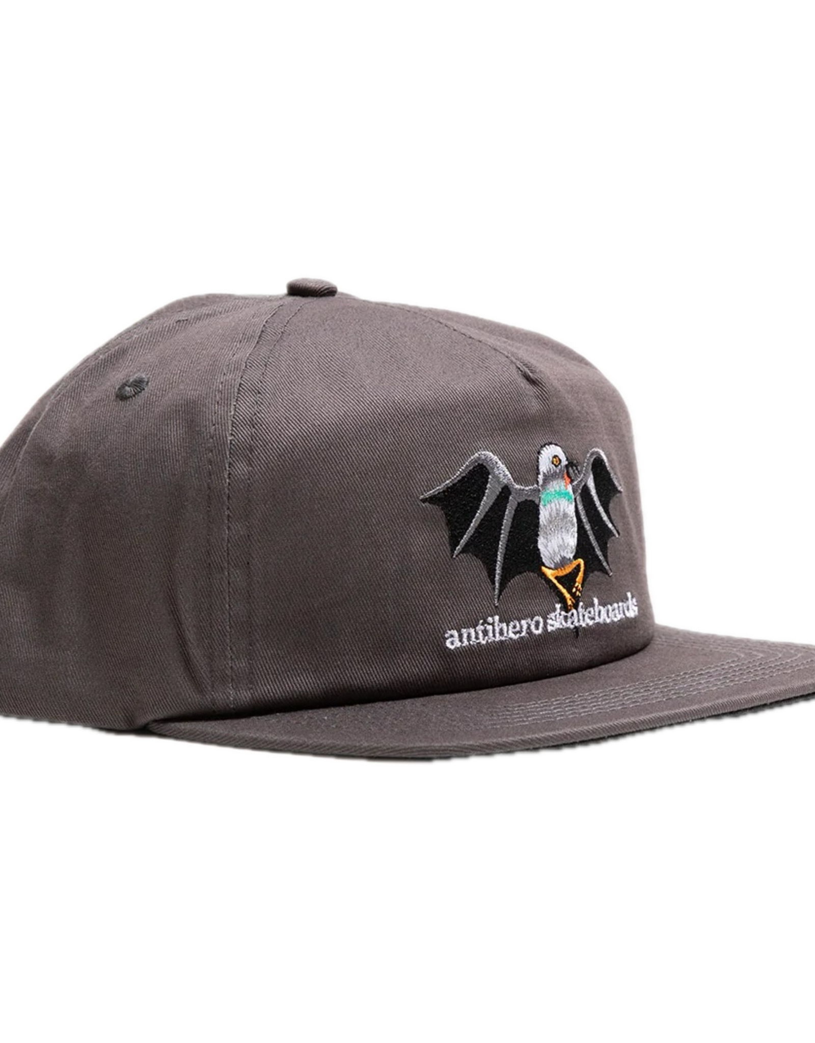 ANTI HERO Vampigeon Snapback Hat - Charcoal