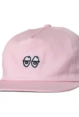 KROOKED Eyes Snapback Hat - Pink