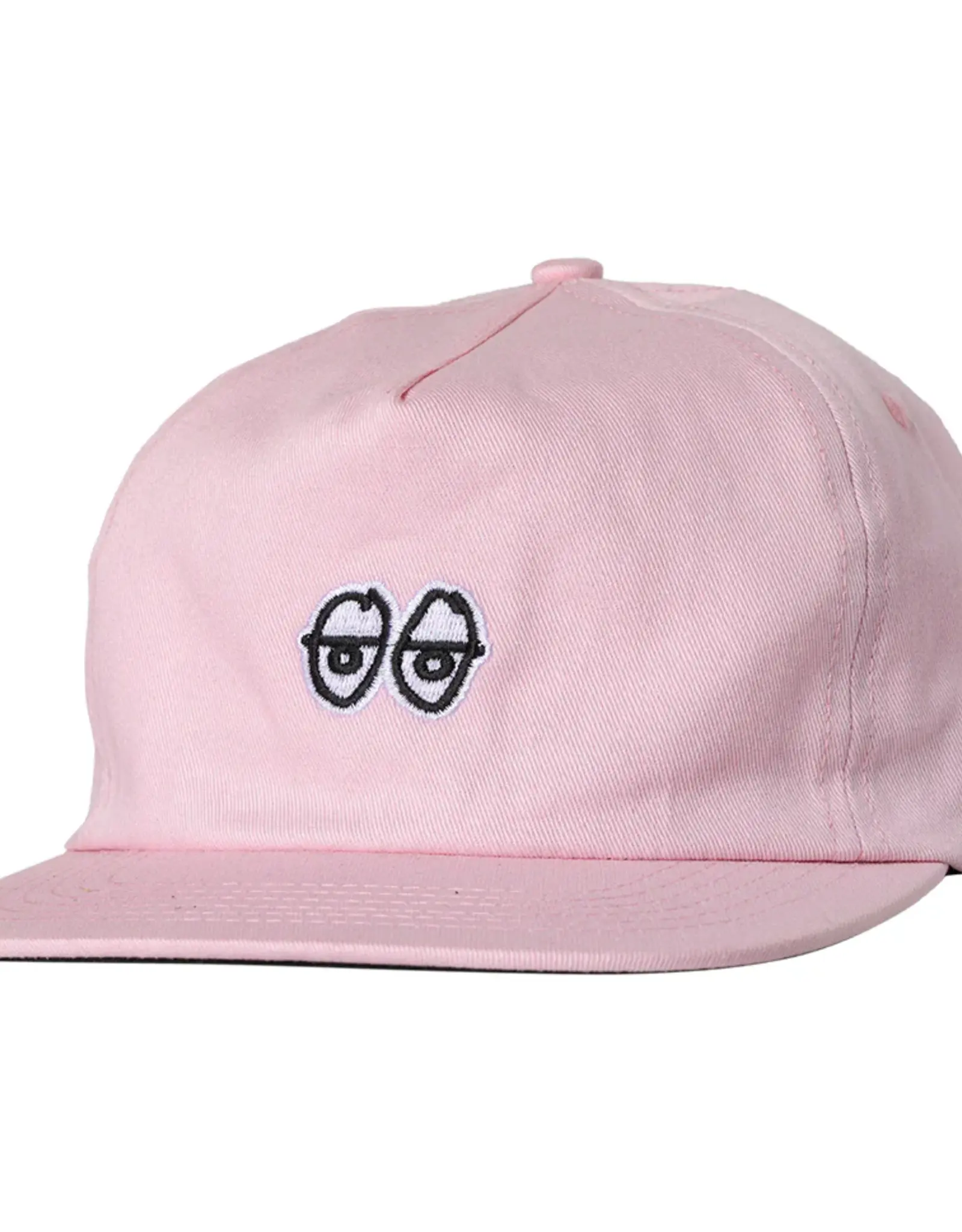 KROOKED Eyes Snapback Hat - Pink