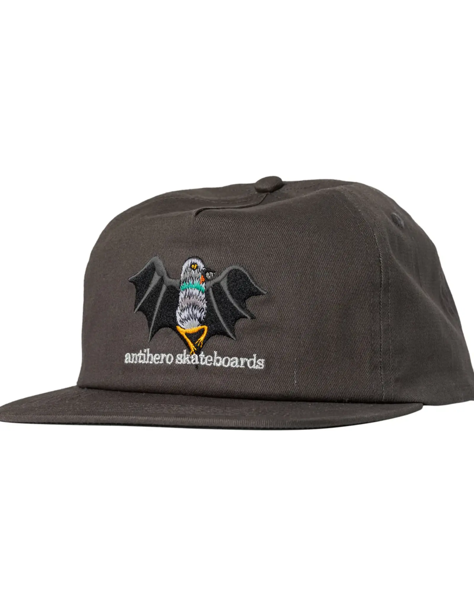 ANTI HERO Vampigeon Snapback Hat - Charcoal