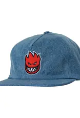 SPITFIRE Bighead Fill Snapback Hat - Washed Denim