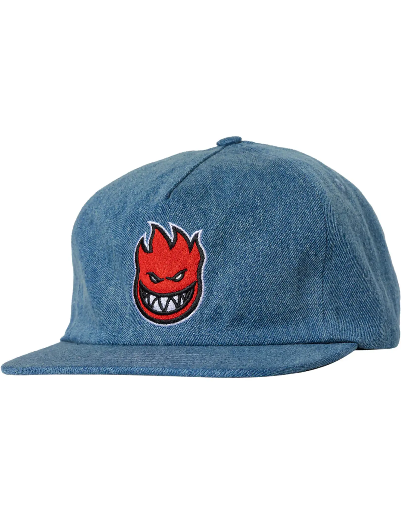 SPITFIRE Bighead Fill Snapback Hat - Washed Denim