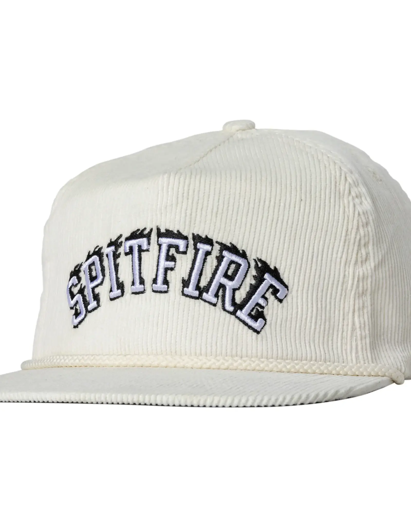 SPITFIRE Team Bighead Script Snapback Cord Hat - White